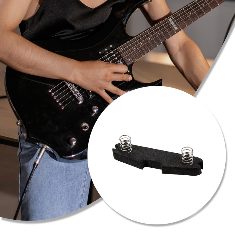 LI * 2 Peças Instalação Captador Bobina Única Para Guitarra, Espuma À Prova Choque E Molas, Elétrica, Humbuc