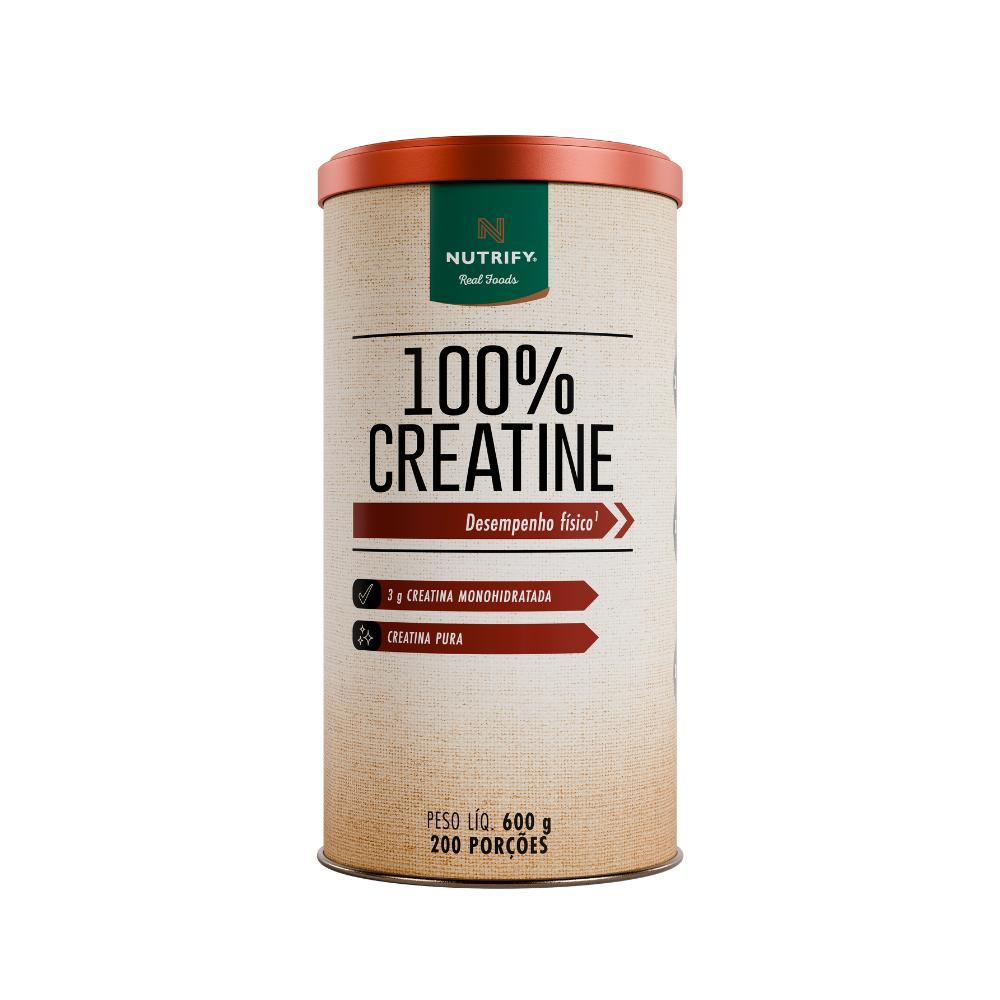 Creatina Monohidratada 100% Creatine Nutrify 600g em Oferta na Shopee