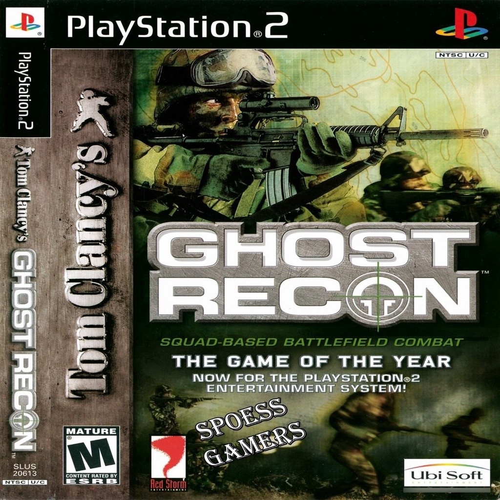 Ps 2 Jogo  Tom Clancy's Ghost Recon Patch De Ps2