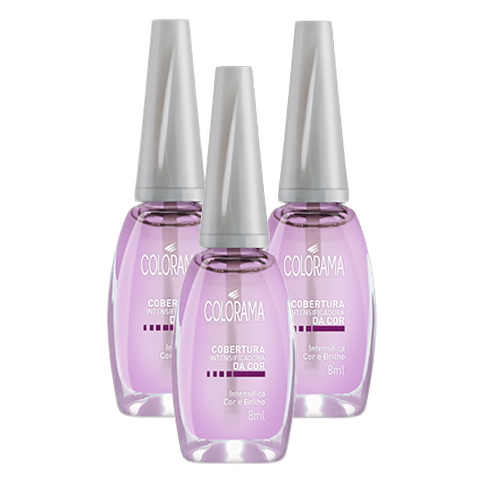Kit 3 Cobertura Colorama Intensificadora da Cor com 8ml