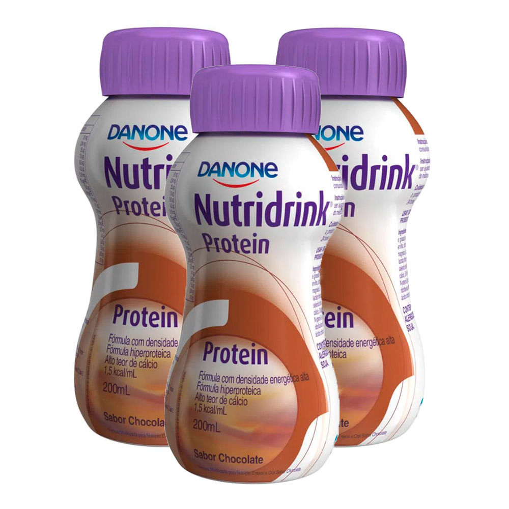Kit 3 Nutridrink Protein Chocolate 200ml em Oferta na Shopee
