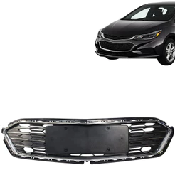Grade Parachoque Dianteiro Cruze Sedan 2017 2018 2019 Superior Com Suporte Placa