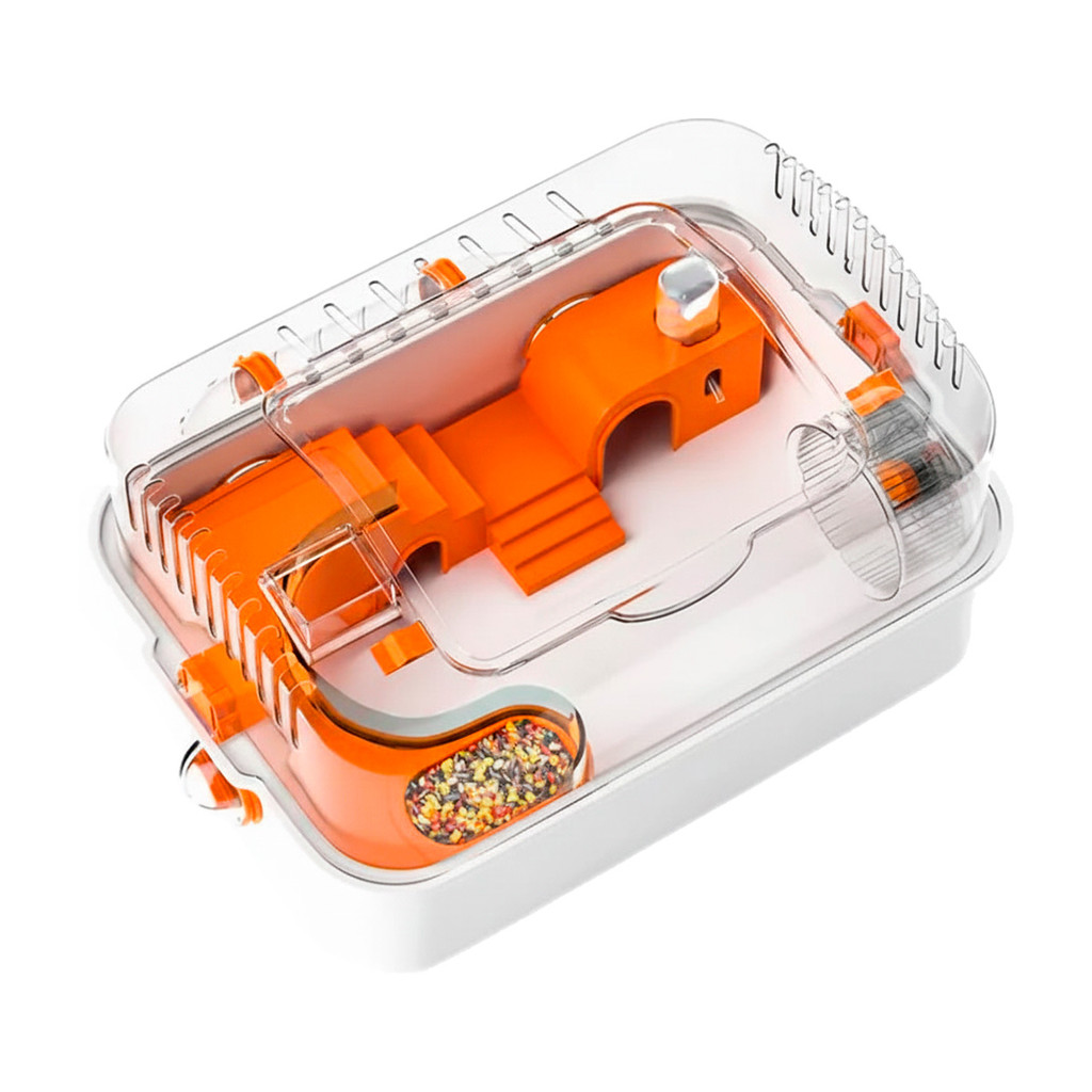Gaiola Grande Para Roedores Hamsters Casa com Roda Exercício Tubo