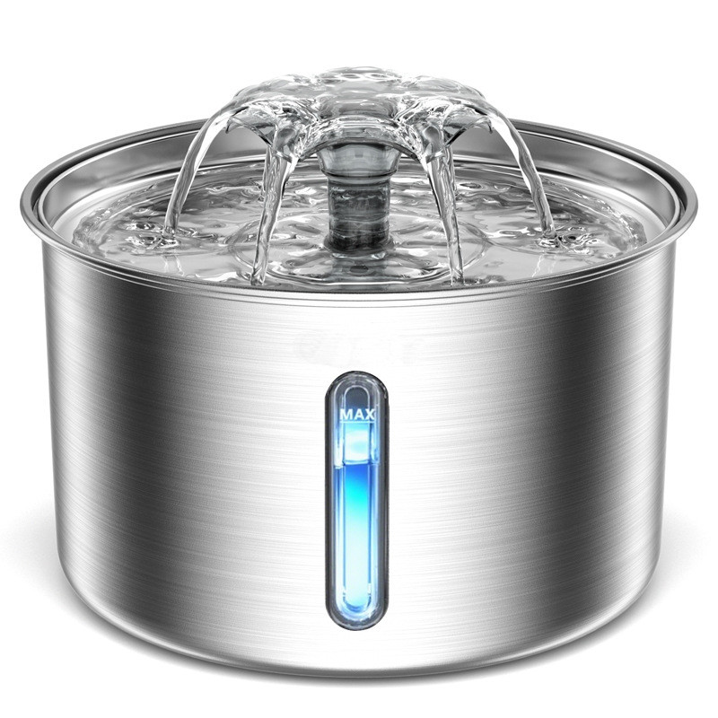 3l Fonte De Água De Aço Inoxidável Para Gatos E Cãe em Oferta na Shopee