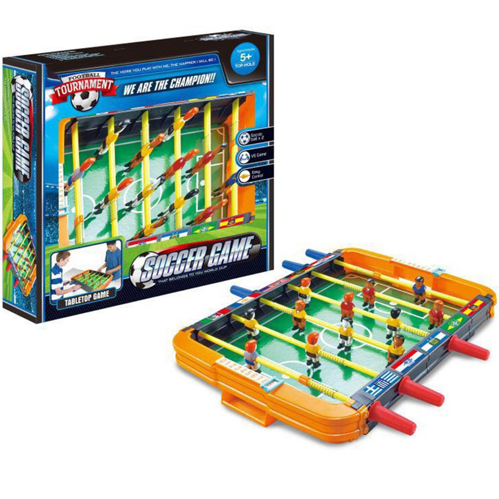 Mini Jogo de Futebol Totó Jogos Pebolim Futebol de Mesa Grande Brinquedos Presente Meninm Kizumba em Oferta na Shopee