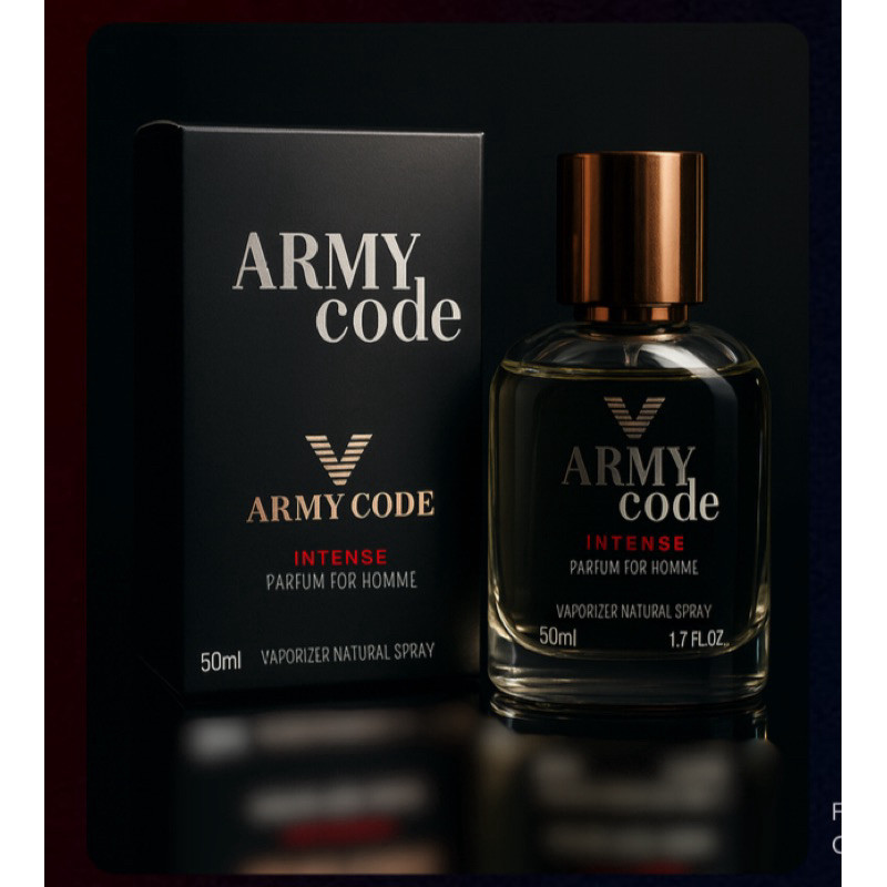perfume argentino Army Code Intense Parfum for Homme – 50ml em Oferta na Shopee