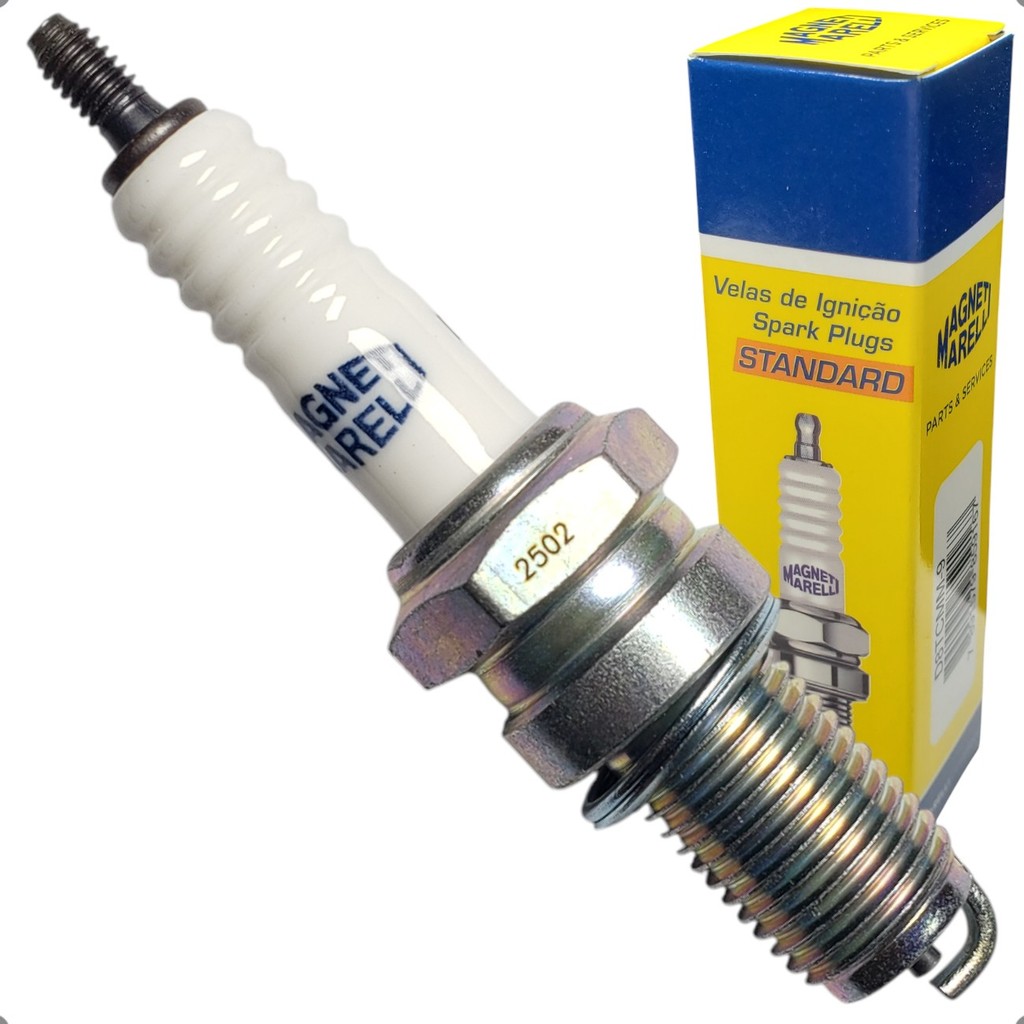 Vela de Ignição Magneti Marelli D8tcmm-9 Cg 125 Titan 99 Today Strada Xr 200 Sahara Xt 600 Tenere
