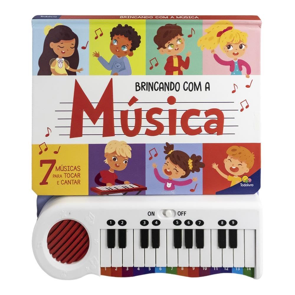 Livro-piano | Brincando com a Música | Capa Dura