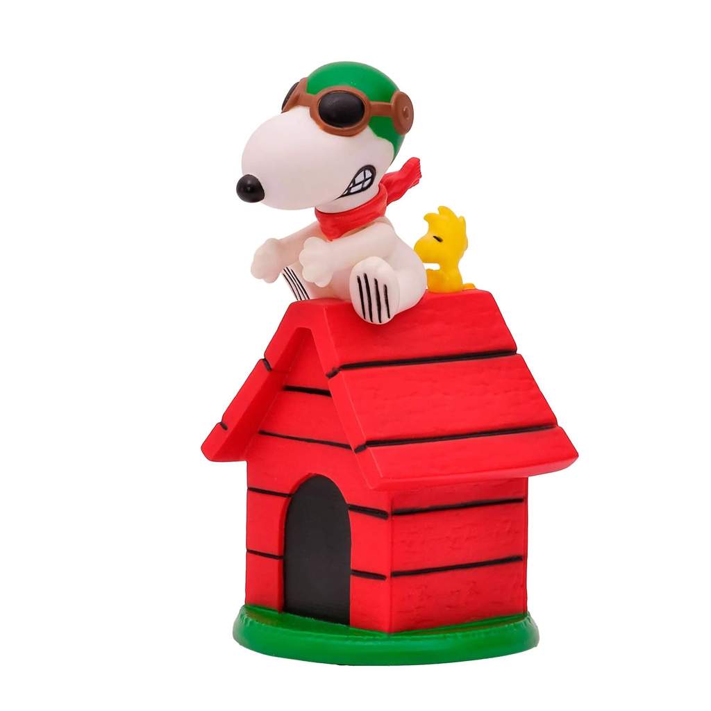 Detalhes do Fandom Box Snoopy Aviador - Boneco Colecionável Material Vinil Atóxico Lider - 3512