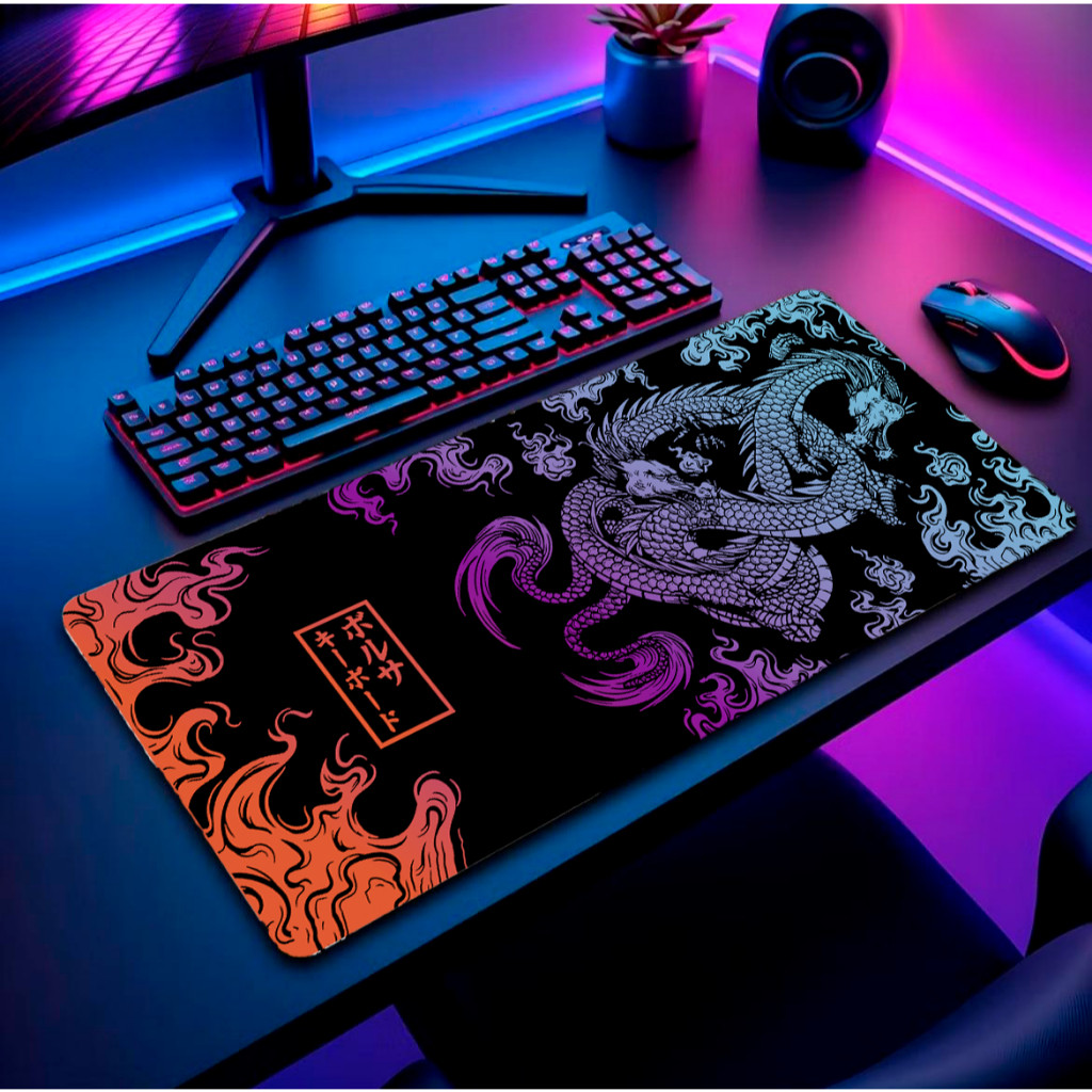 Mouse Pad  Grande Gamer com Apoio Personalizado Antiderrapante Ergonômico para Computador !
