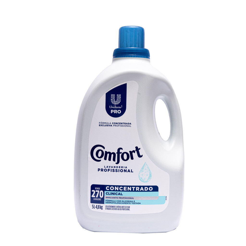 Amaciante de Roupa Concentrado Comfort Lavanderia Profissional 5L