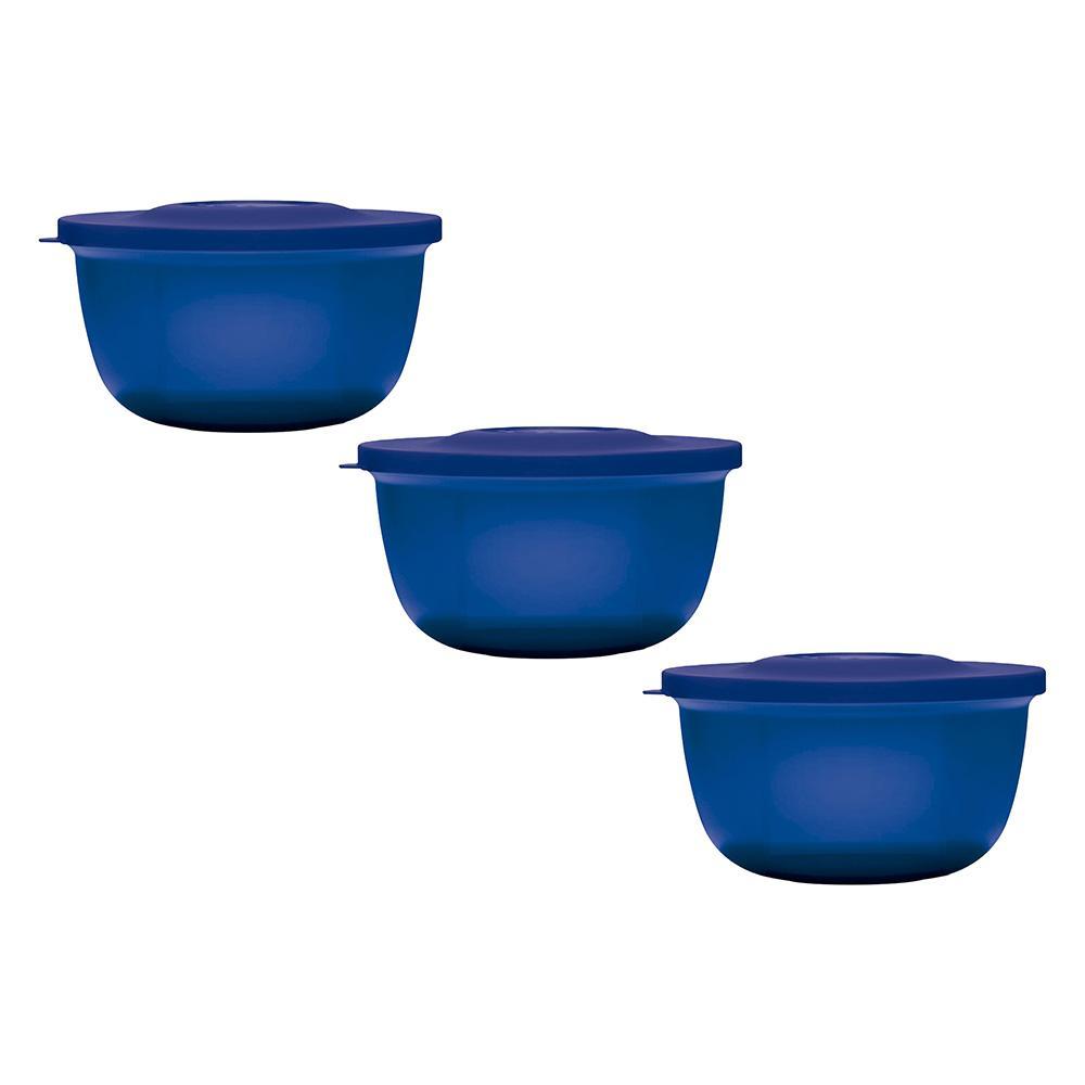 Imagem Kit 3 Potes Hermético Tupperware Refri Safe 400ml