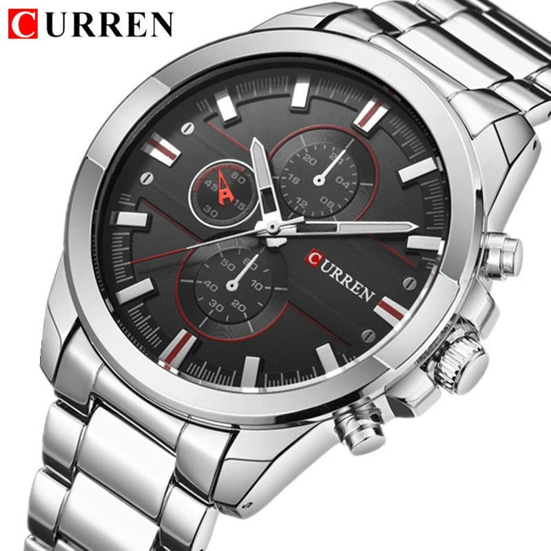 Local do Brasil【‌com caixa‌】Curren Relógio de Quartzo Prova D'água Relógio Minimalista Masculino 8274 8106 8465 em Oferta na Shopee