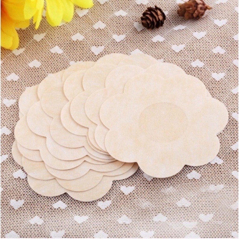 kit 100 Tapa-Seios Invisível Adesivo Protetor com 7,5cm de Diâmetro para Tampar Mamilos/Aureola/5PARElS 2024
 em Oferta na Shopee