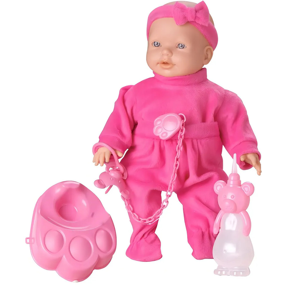 BONECA MINI BEBE MANIA XIXI BRANCA  DE VINIL - ROMA