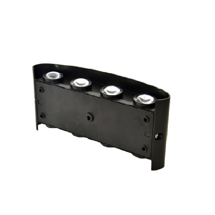 Arandela 8W 3000K Preta - Nitrolux