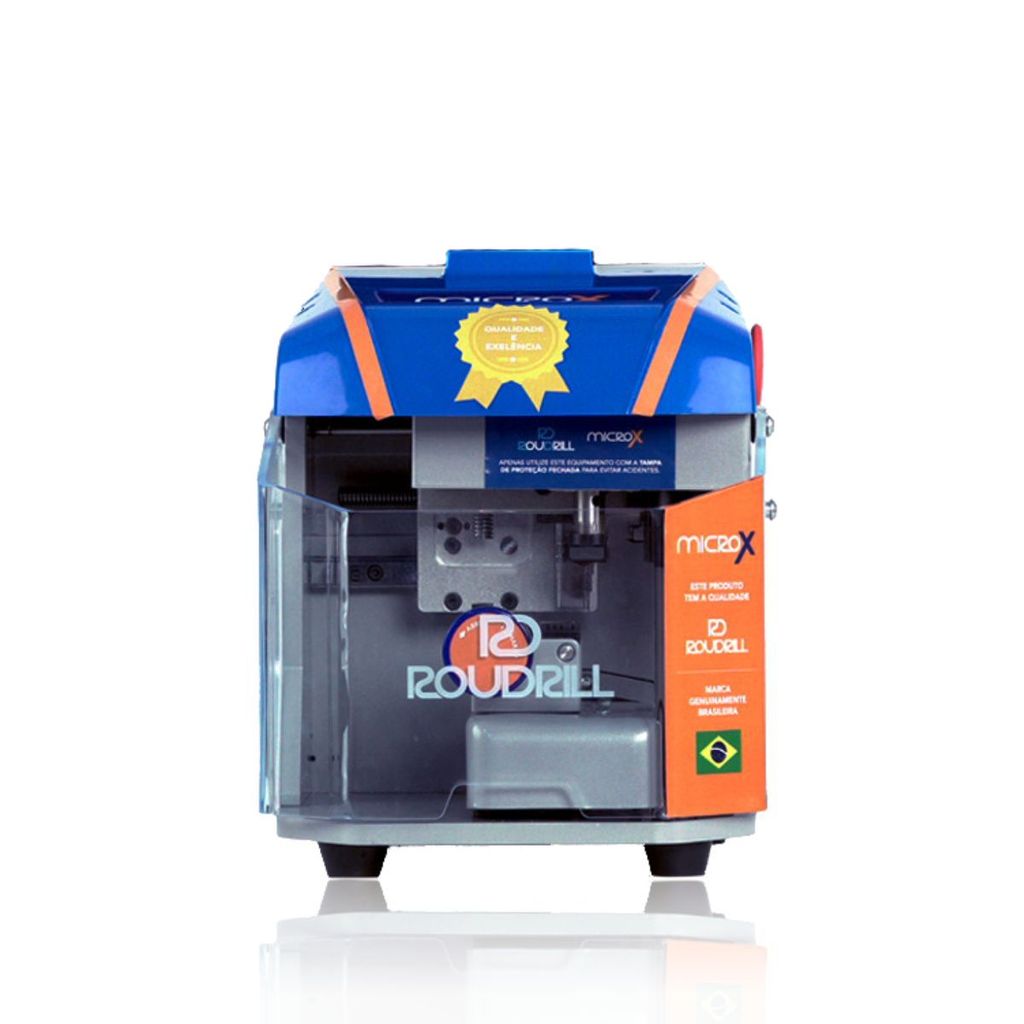 Máquina Corte Automática Roudrill Micro X Chaves Automotivas Com Tablet