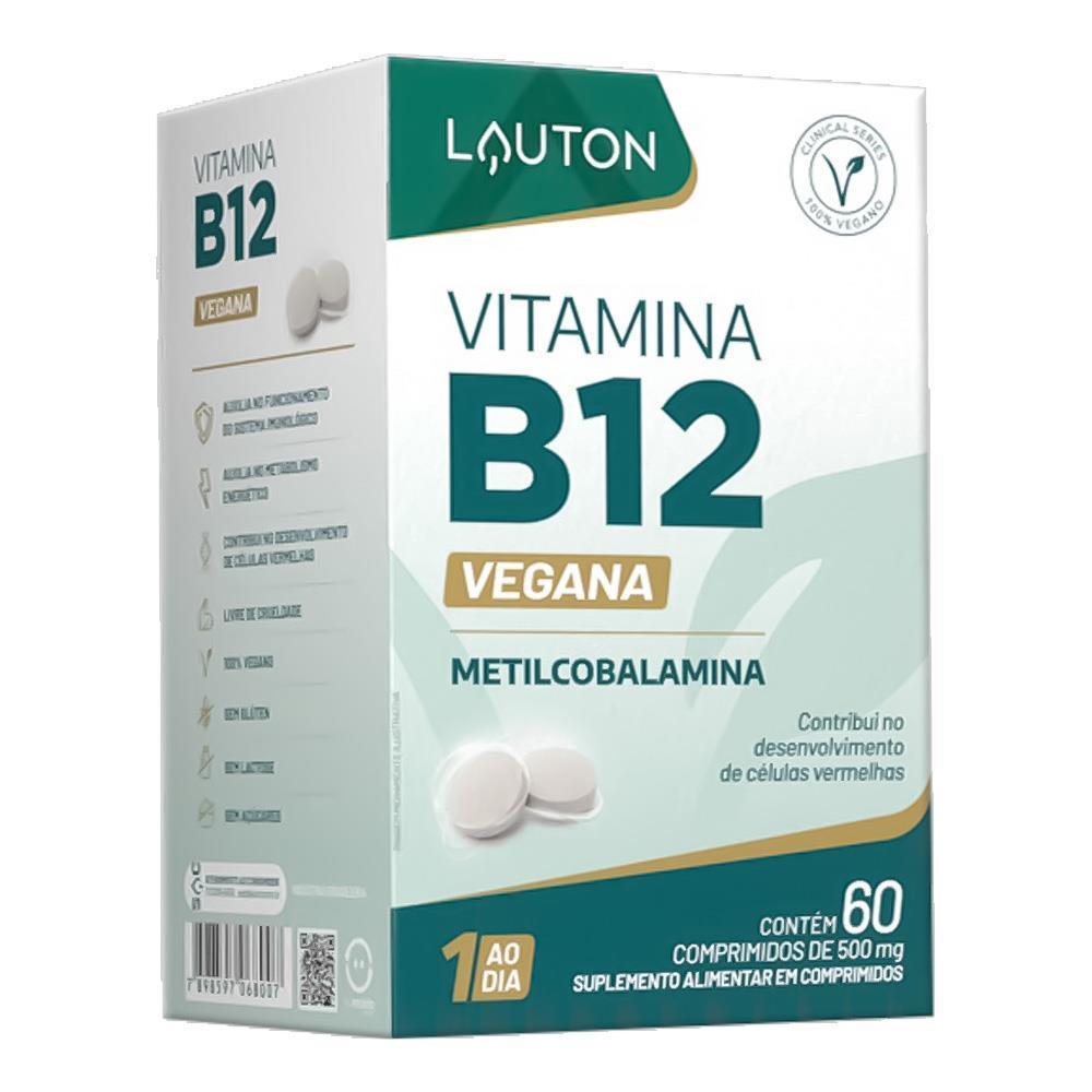 VITAMINA B12 METILCOBALAMINA 9,94MCG COM 60 COMPRIMIDOS em Oferta na Shopee