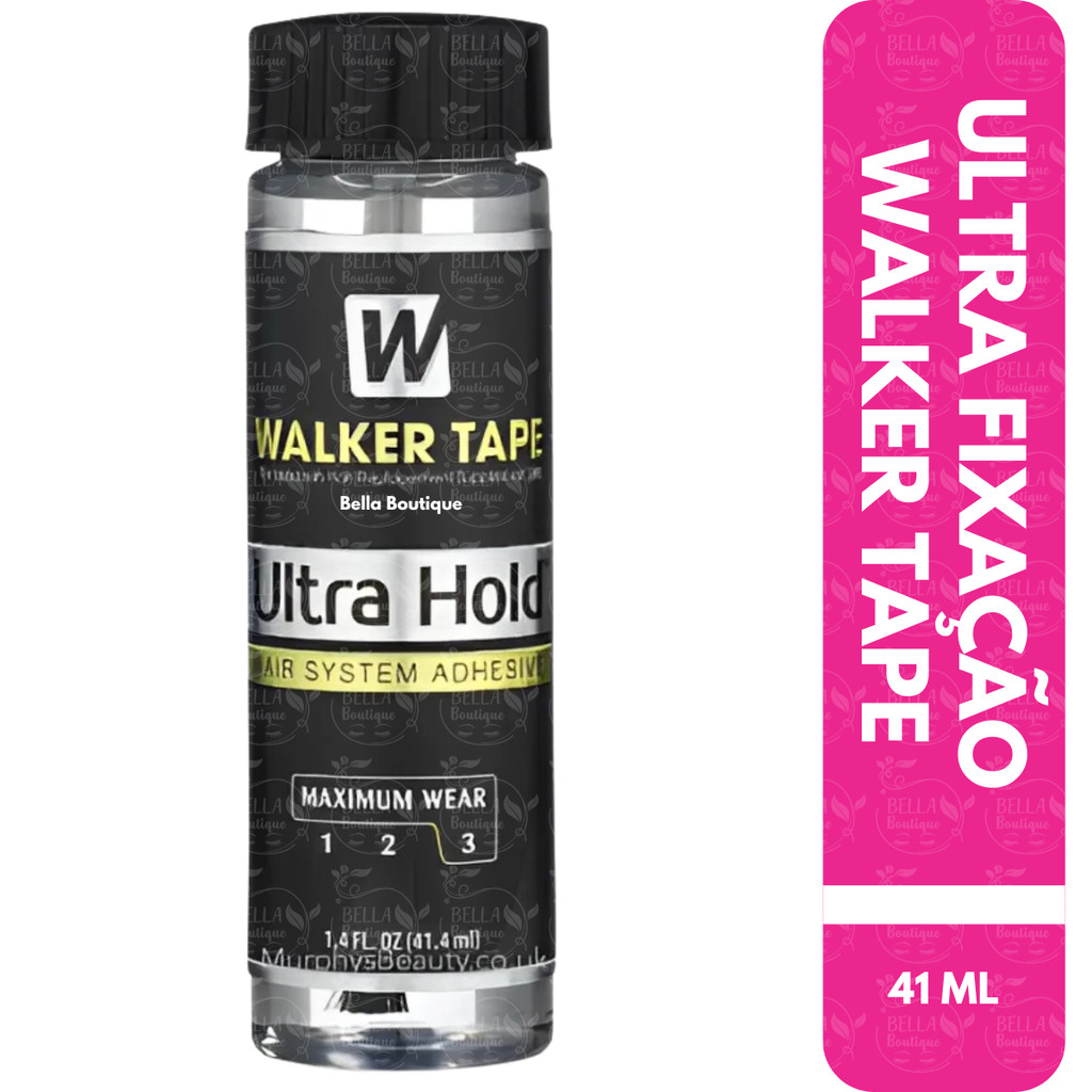 Cola Ultra Hold Walker Tape Profissional Fixação Lace Perucas Proteses Capilar em Oferta na Shopee