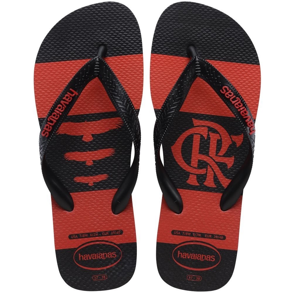 Havaianas Top Times Flamengo Preto em Oferta na Shopee