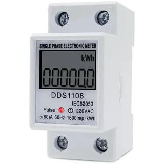 Medidor de consumo de energia elétrica monofásico 220V 60A/80A em Oferta na Shopee