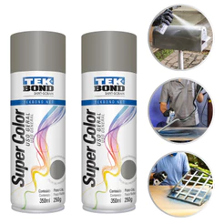 Kit 2 Tinta Spray 300ml Uso Geral Todas As Cores Automotivo