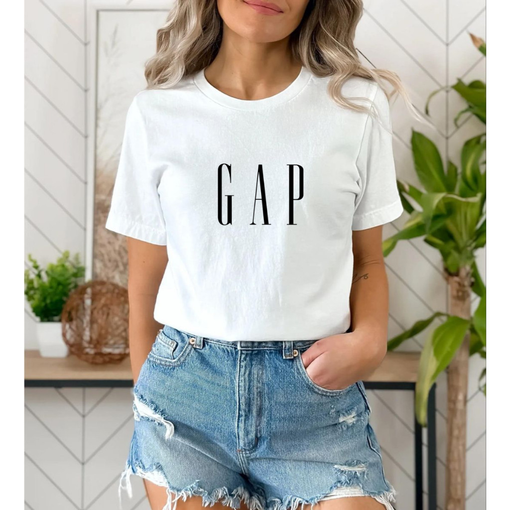 Camiseta Tshirt Blusinha Feminina GAP 100% Algodão Premium Super Confortável Envio Imediato