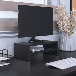 Suporte Para Monitor Stand Home Office Lap L03 Preto - Lyam Decor em Oferta na Shopee