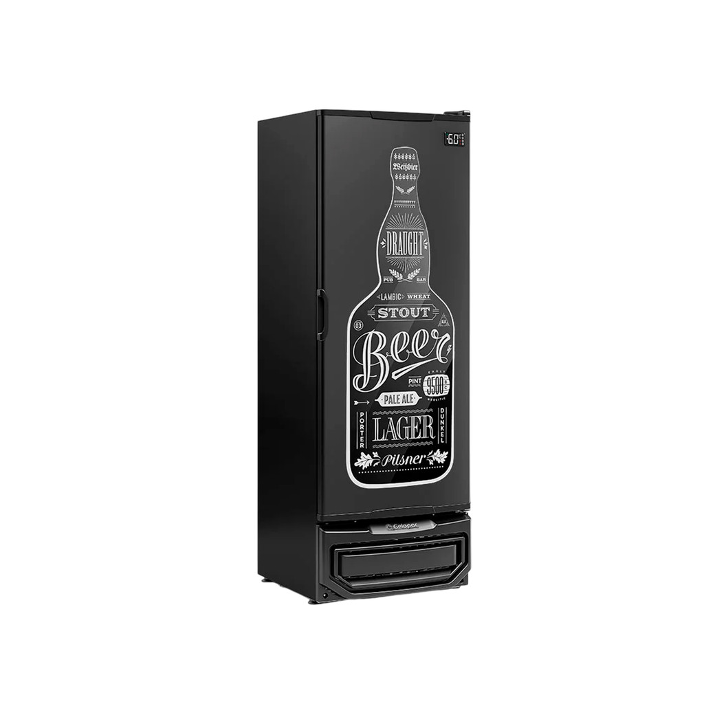 Cervejeira Vertical Gelopar Porta Cega GCB-40 PR 410L