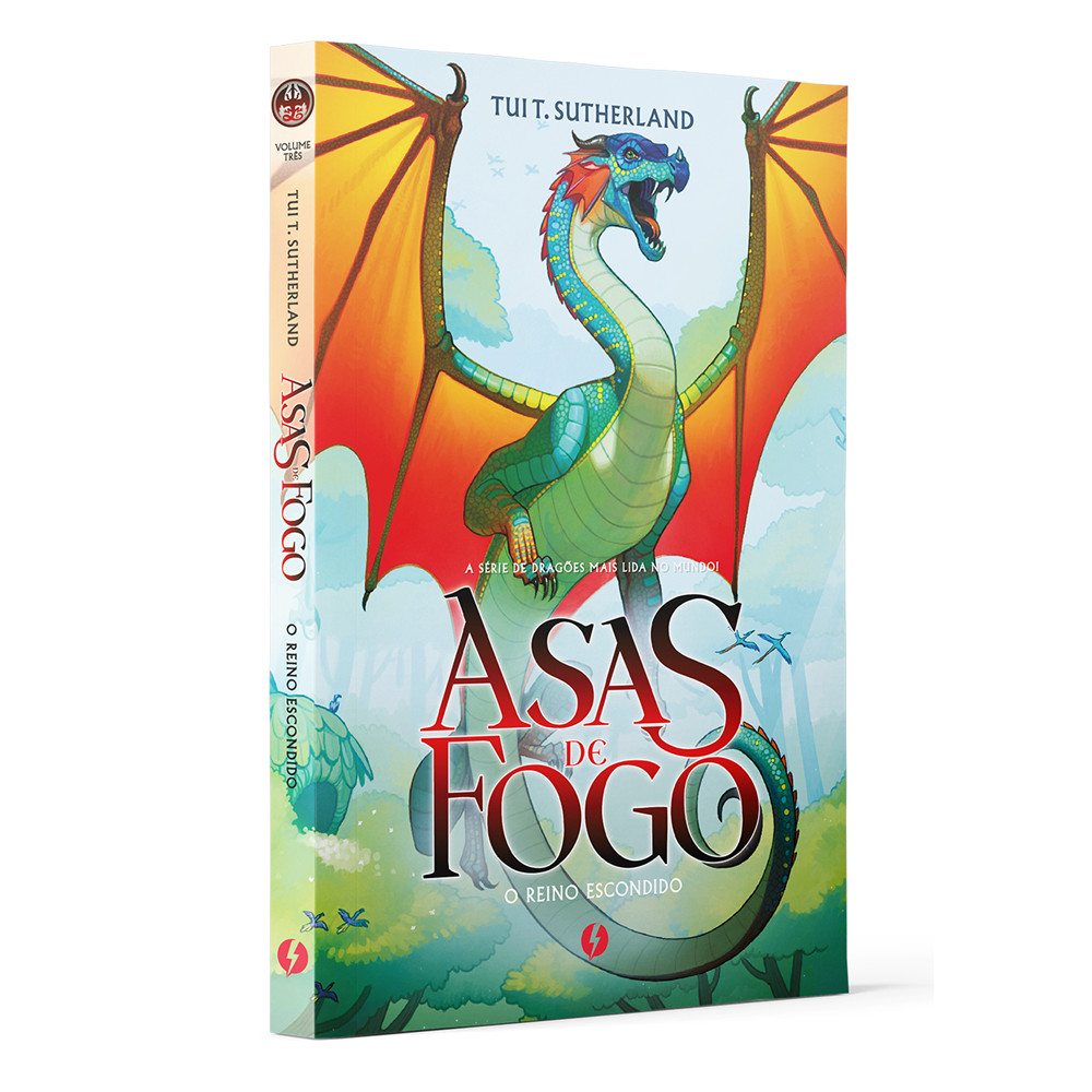 Capa do livro Livro - Asas de Fogo: O reino escondido - por Tui T. Sutherland - Editora Inside Books