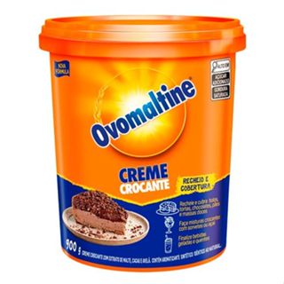Creme Ovomaltine Crocante 900g Creme de Avelã em Oferta na Shopee