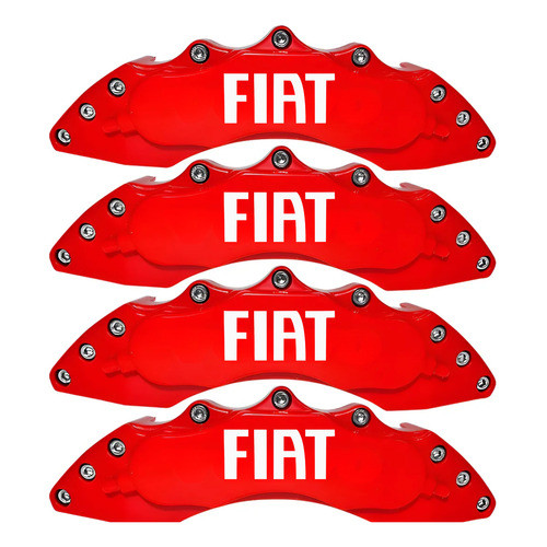 Capas Pinça De Freio Reforçada Fiat Kit 4 + Cola
