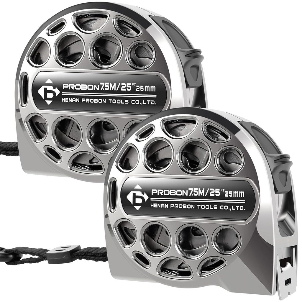 Trena Métrica 7.5 metros Profissional Emborrachada com Trava Fita de Aço