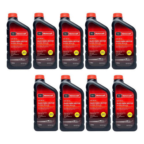 Óleo 5w30 kit com 9 litros Motorcraft Ford Ranger 2.2 2013 A 2016