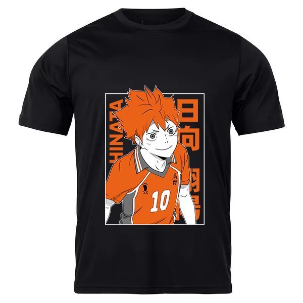 Camiseta Anime Camisa Basica Personagem Shoyo Hinata Volei Ball