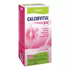 Calciovital B12 Sabor Framboesa Com 250Ml