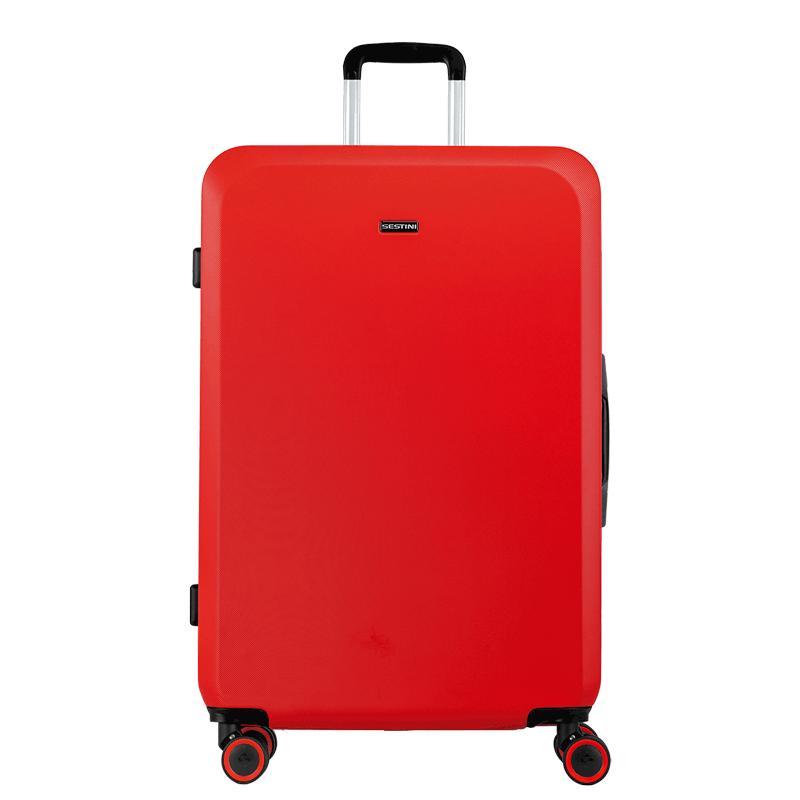 Mala de Viagem Grande Rodas 360 º Uno Racer - Vermelho em Oferta na Shopee