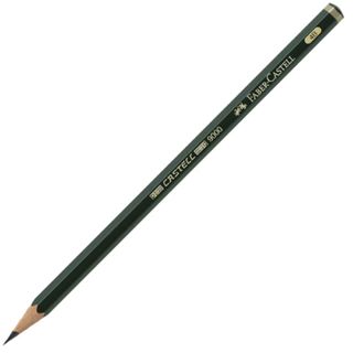 Lápis Faber Castell Grafite Preto Castell 9000 4b em Oferta na Shopee
