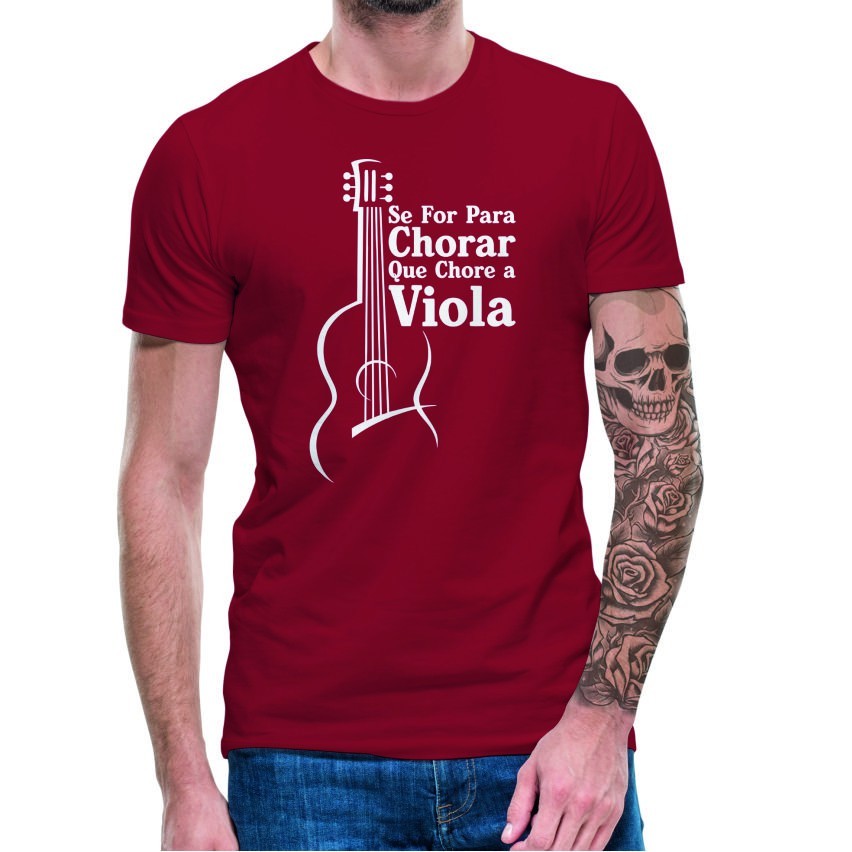 Camiseta Violão Tião Carreiro Camisa Cowtry Viola Caipira Agroboy Agro Fio 30.1 de Boa Qualidade com Estampas em DTF.