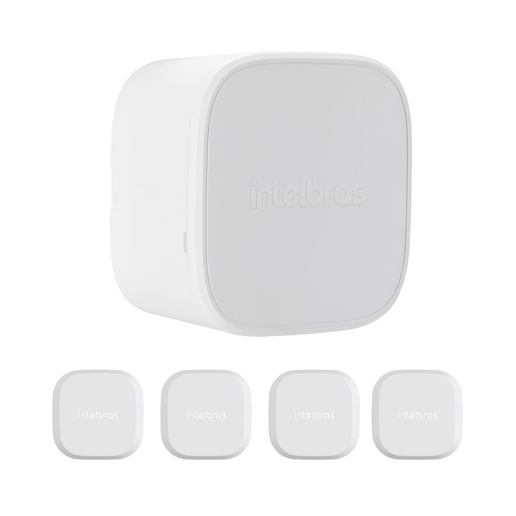 Kit 5 Caixas de Passagem Plástica Câmeras Bullet/Dome Interno VBOX 1000 Mini Intelbras