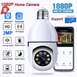 Câmera Segurança Lâmpada Wifi Full HD Sem Fio 360 Icsee/Yoosee Visão Noturna 8177 EKS