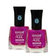 Kit 2 Esmalte Risqué Diamond Gel Cor Licor de Cranberry Metálico 9,5ml