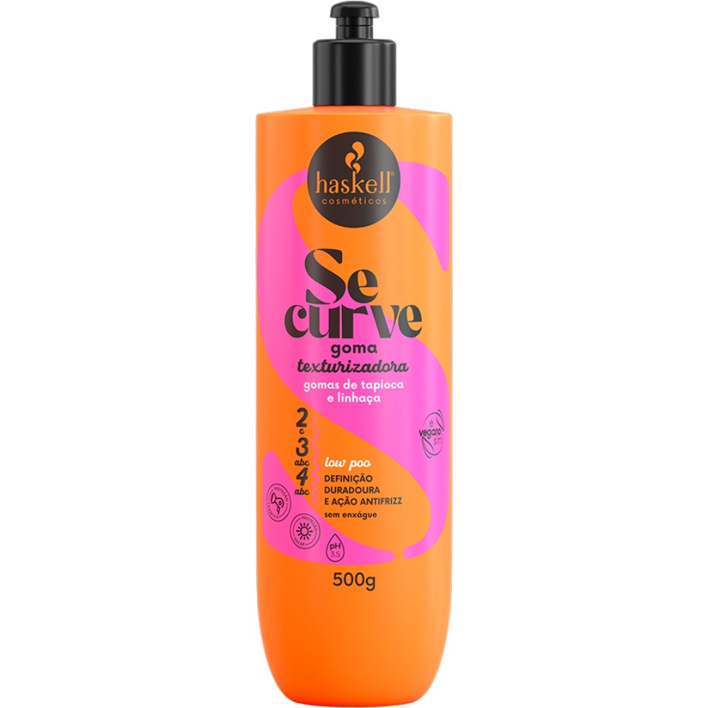 Goma Texturizada Se Curve 500ml Haskell | Curvaturas 2C, 3ABC e 4ABC | Modelagem e definição de cachos em Oferta na Shopee