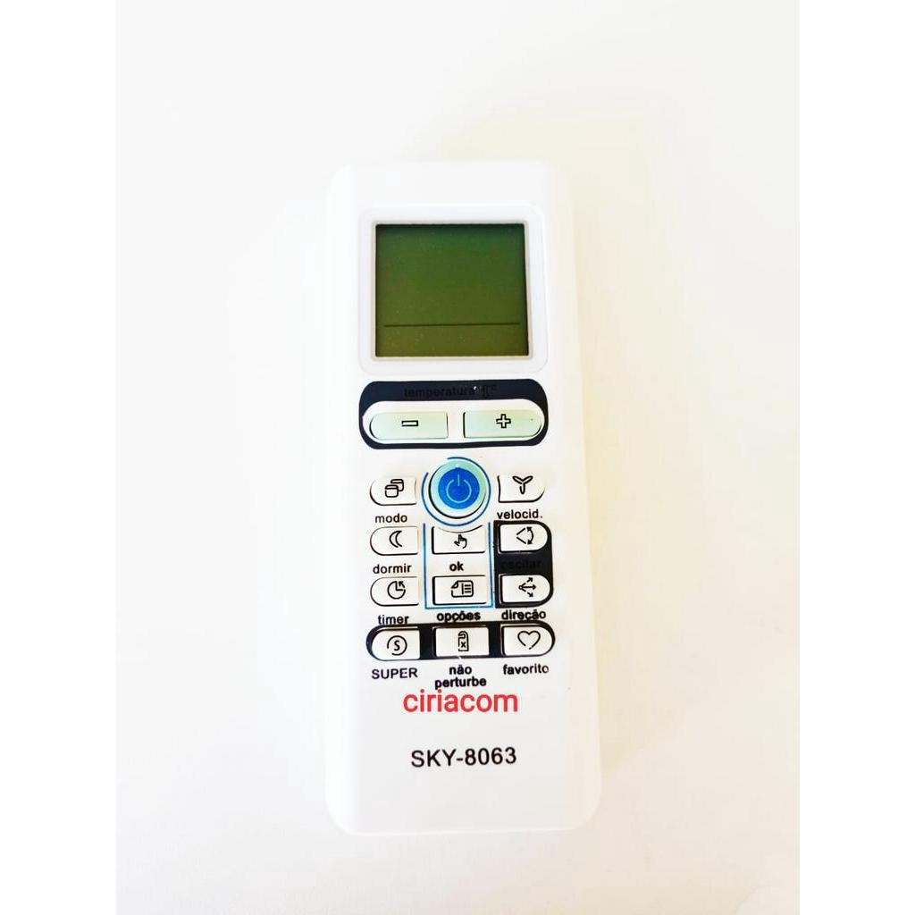 Controle Remoto Para Ar Condicionado Springer Midea Comfee