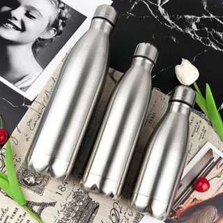 Garrafa de Água 1 Litro Aço em Inox Ultra Resistente e Duravél Ideal para Liquidos (Não é Termica) em Oferta na Shopee