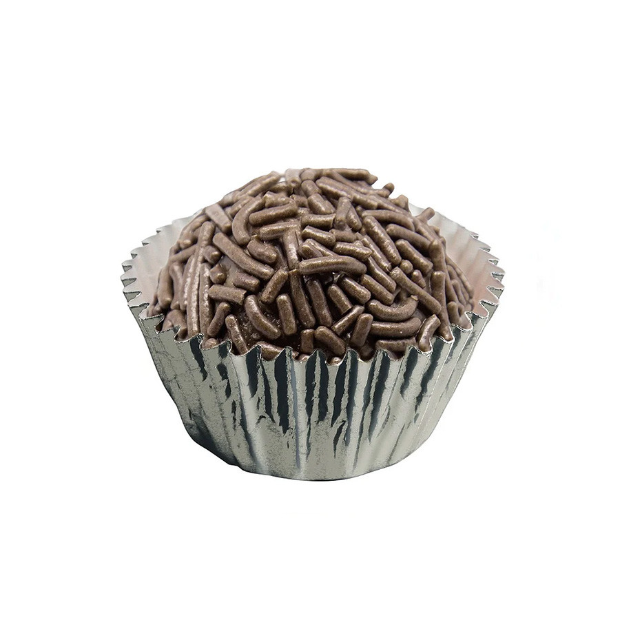 Forminha de Papel para Doces - Prata - 50 unidades - Mago - Rizzo