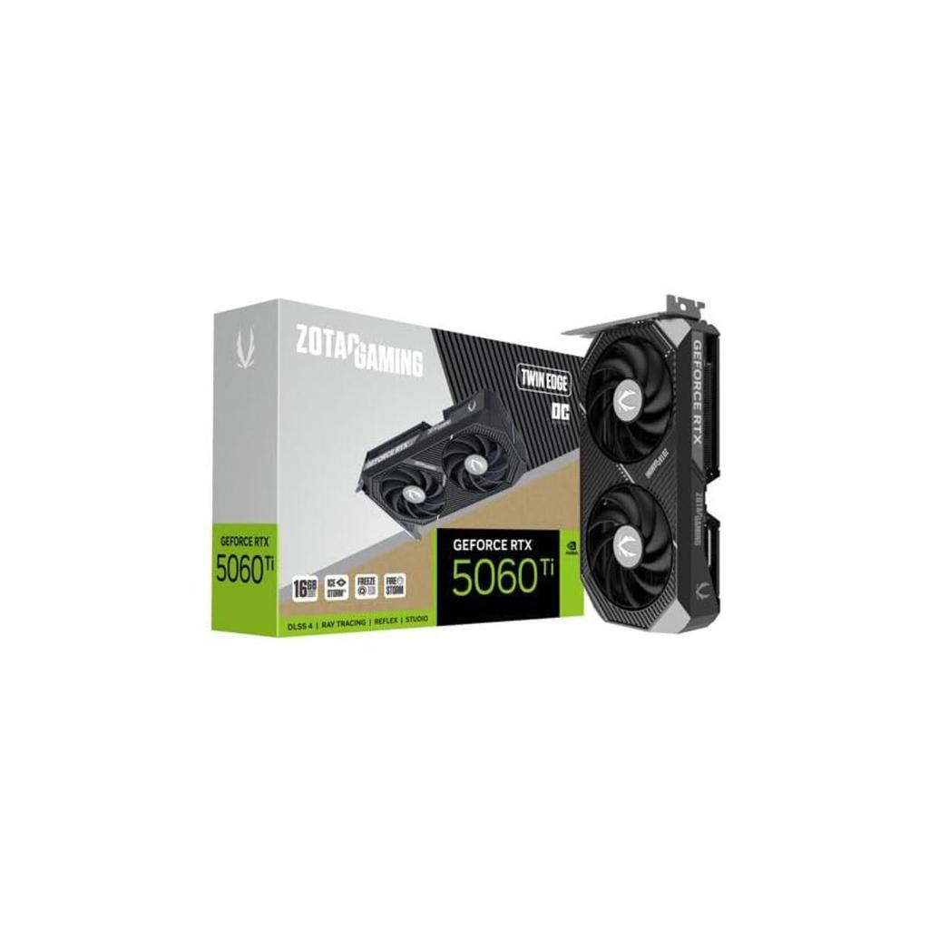 Placa De Video ZOTAC GeForce RTX 5060TI 16GB ZT-B50620H-10M em Oferta na Shopee