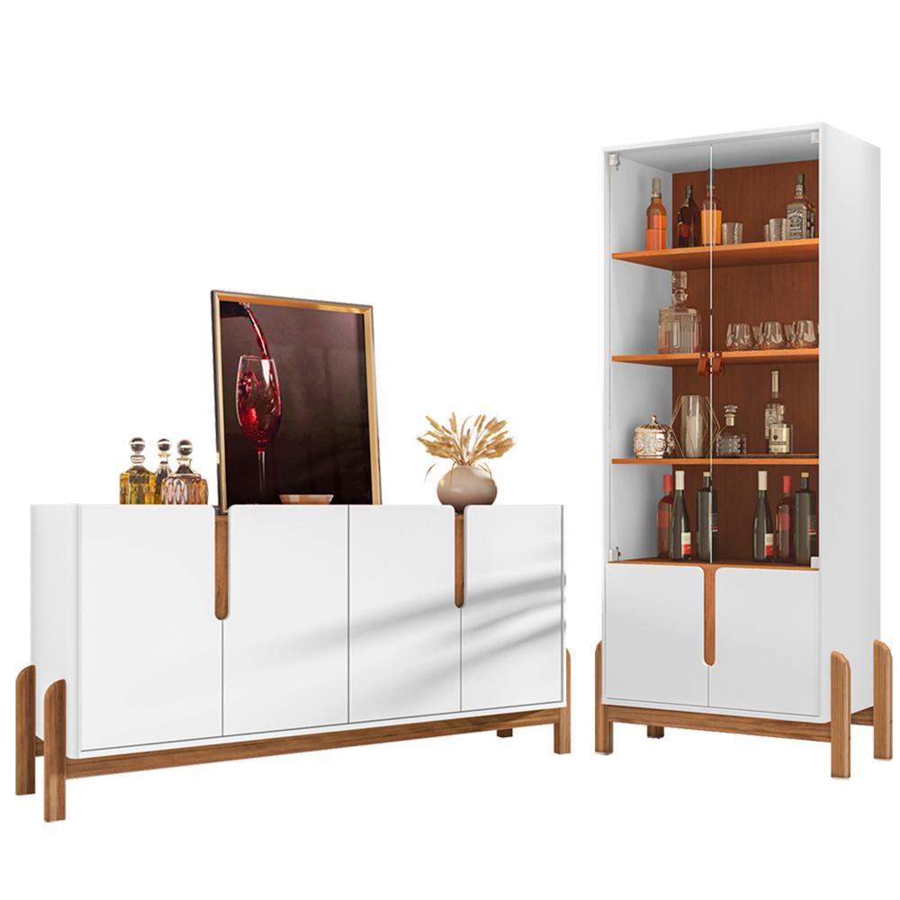 Buffet Cristaleira Branco: Onde Comprar | BuscaProdutos