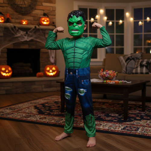 Fantasia Infantil  Longa Hulk Vingadores Filme Entrega Rapid em Oferta na Shopee