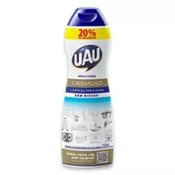 Saponáceo Cremoso UAU Tradicional 250ml Promo